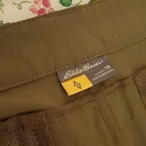 eddie bar army green cargo dress pant
